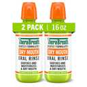 TheraBreath Dry Mouth Oral Rinse, Tingling Mint, Dentist Formulated, 16 Fl Oz (2-Pack)