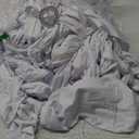 Howhic Pack of 120 Spandex Chair Sashes Bows Stretch Chair Cover Band with Buckle Slider Universal Elastic Chair Ties for Wedding Banquet Party Event Decoration (White)