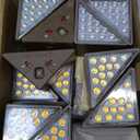 NIORSUN Solar Step Lights for Outside, 24 Pack Warm White Outdoor Step Lights IP67 Waterproof Auto On Off, Solar Stair Lights for Steps, Patio, Yard, Porch, Front Door, Sidewalk, Deck DecorBrown