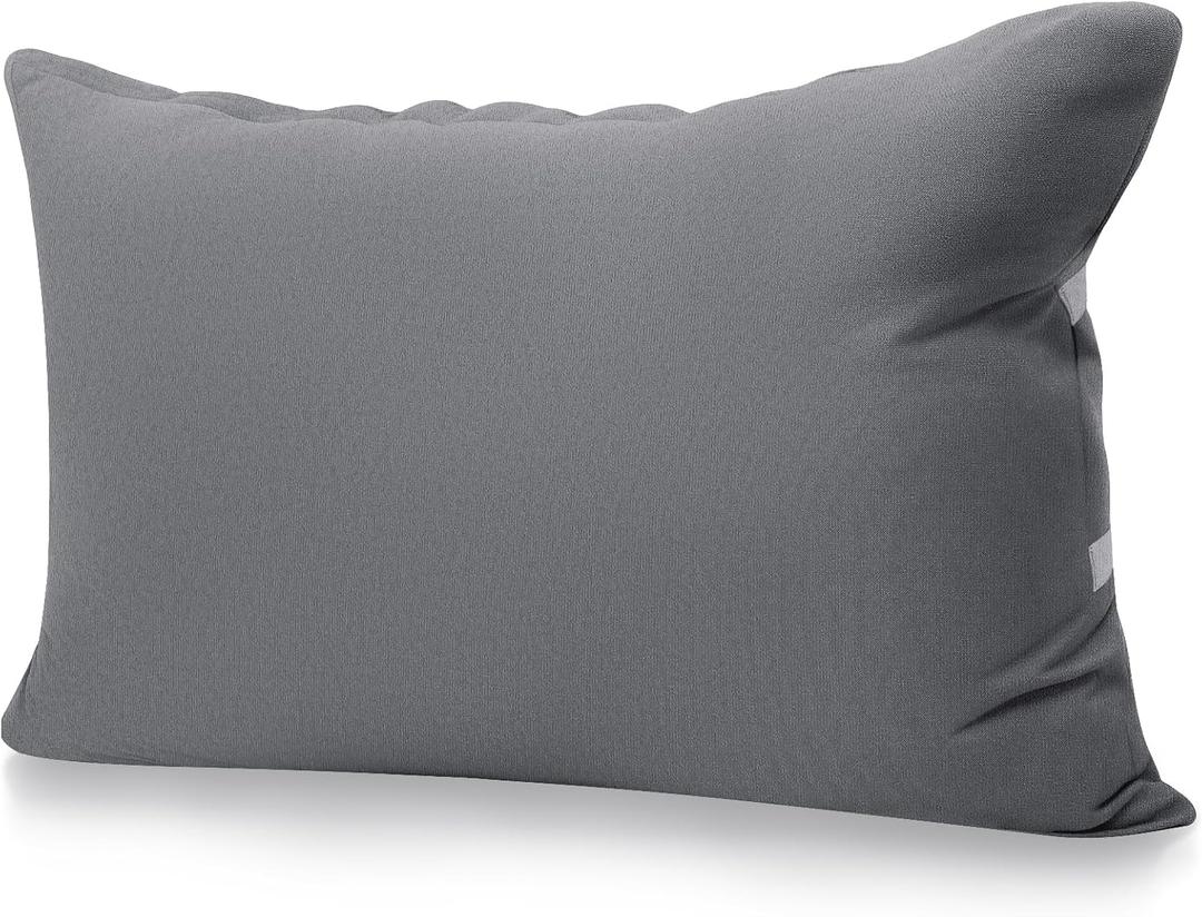 Barydat Pillow Headboard Twin XL Removable Dorm Bed Headboard Reusable Plush Tufted Detachable College Back Support Pillow Back Cushion for Twin XL Dorm School Bed(Dark Gray), approx. 40.16 x 23.62 x 7.87 inches/ 102 x 60 x 20