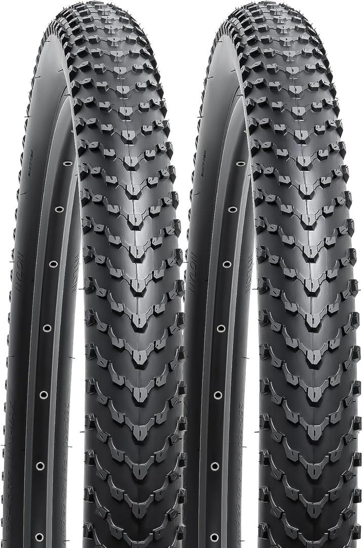 2-PCS 24" Mountain Bike Tires 24 x 2.40/60-507 Compatible with Mountain Bike 24x2.35 24x2.40 Bicycle Tires (Y-781)