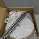 LORDEM Bamboo Grow Light for Indoor Plants, Full Spectrum LED Plant Grow Light, Height Adjustable Growing Lamp with Auto Timer 4H/8H/12H, 4 Dimmable Levels, Ideal for Large Tall Plants, 2 Pack (Bamboo-6.3in)