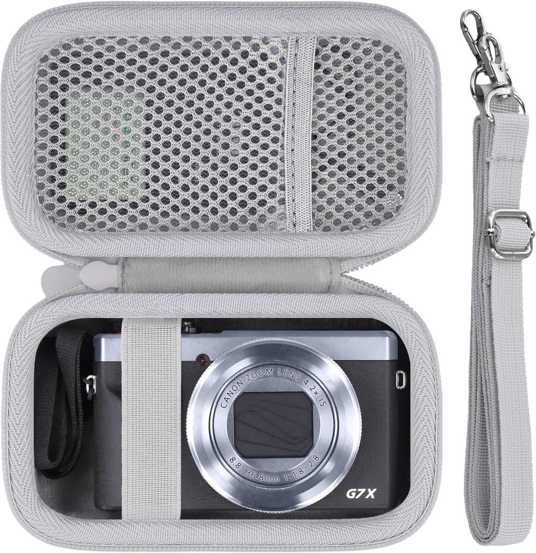 Baval Camera Case for Canon PowerShot SX740 HS/ G7 X Mark III/ G7 X Mark II Digital Camera, White Case