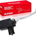 OLIFANT Front Brake Master Cylinder Handle for Honda ATV FourTrax 300/Foreman 450 500 400/Rancher 350 Recon 250/Rincon 650/400ex 300ex 250ex Silver