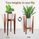 MAVOTER 24" Tall Plant Stand ,Wood Plant Stands Indoor, Mid Century Plant Corner Flower Holder Outdoor Suitable for Plant Pots & Water Dispenser Under 10" (Pot & Plant Not Included)