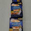 Always Ultra Thin Overnight Pads with Wings, Size 4, Overnight, 96 Count