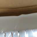 HVAC Premium 6'' x 32'' [Duct Opening] Flat Stamped Steel Return Air Grille - Sidewall and Ceiling - HVAC Vent Duct Cover - White [Outer Dimensions: 7.75''w X 33.75''h]