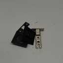 Matte Black Pocket Door Hardware with Privacy Lock & Latch - Contemporary Style for Square Pocket Doors(1 Pack)