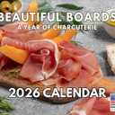 Charcuterie Calendar 2026 Beautiful Boards Monthly Wall Calender 12 Month | American Made In The USA