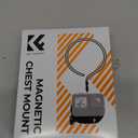 K&F CONCEPT Magnetic Action Camera Chest Mount for GoPro Hero 13/12/11/10/9 Black, DJI Osmo Action 5 Pro/4/3/2 and More Action Camera, POV Neck Mount with Adjustable Neck Strap Lanyards