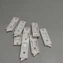 Window Latch Locks Replacement Window Parts and Hardware, Plastic Spring Loaded Sliding Window Tilt Latch for Home Window Accessories, Pack of 12 (White)