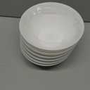 C CREST 30oz White Glass Bowl Set of 6, Perfect for Soup, Cereal, Ramen, Oatmeal, Fruit, Salad, Rice Bowls, Great for Breakfast, Lunch & Dinner, 33