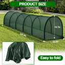 109" Foldable Chicken Runs for Outside with 30 Landscape Nails