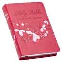KJV Holy Bible, Compact Faux Leather Red Letter Edition - Ribbon Marker, King James Version, Pink (KJV Compact Editions)