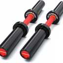 20” Solid Steel Olympic Dumbbell Handles Pair, 500LB