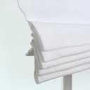 Everyday Celebration Linen Blend Cordless Roman Blinds – Light Filtering Pull Down Window Treatment for Home, Indoor Shades & Blinds (31x64 White)