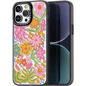 Compatible for iPhone 13 Pro Case Cute Aesthetic - Durable Fashion Funny Phone Case - Girly Passion Flower Pattern Print Cover Design for Woman Girl 6.1 inches Black Compatible for iPhone 13 Pro Case Cute Aesthetic - Durable Fashion Funny Phone Case - Girly Passion Flower Pattern Print Cover Design for Woman Girl 6.1 inches Black
