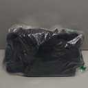 Women's Winter Pea Coat Notch Laple Double Breasted Casual Wool Blend Trench Coats (X-Large, Black)