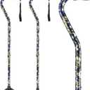 Elegant Walking Cane for Women, Foldable & Adjustable Cane for Seniors with Self-Standing Tip | Lightweight Mobility Aid for Stability & Balance Support 