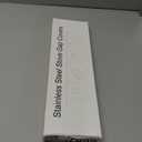 Stainless Steel Stove Gap Covers (2 Pack), Stove Gap Filler, Stove Counter Gap Guards for Kitchen, Range Trim Kit, Easy Clean with Heat Resistant, Adjustable Length 13.8 to 27.6, Width 0.79"