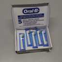 OralB CrossAction Electric Toothbrush Replacement Brush Heads, White, 4 Count + 1 Sensitive White