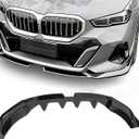 Front Spoiler Splitter Lip for BMW 5 Series I5 G60 G61 M Sport 2024-2026, Gloss Black