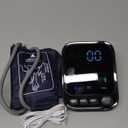Blood Pressure Machine, Automatic Upper Arm Blood Pressure Monitor with 2x199 readout, 4.5 inch Backlit Large Screen Adjustable Large Cuff 9 to 17 inches - arrhythmia and Home Hypertension Detector