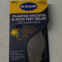 Dr. Scholl's Plantar Fasciitis & Achy Feet Relief Arch Support Sleeve, Cushioned Arch Support, Compression Band, Foam Pad Insert, Non Slip Sole, All-Day Wear Morning to Night, Unisex 1 Pair