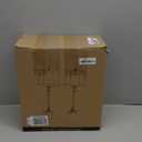 33'' Tall Vintage Table Lamp Set of 2, Candle Stick Buffet Lamps with Gold Leaf Finish and Black Linen Shades, 3-Way Dimmable Bulbs Included, Nightstand Lamps for Living Room Bedroom Dinning Entryway