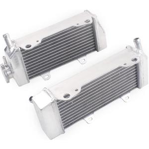 Full Aluminum Radiator Compatible with 2005 06 07 2008 Hon da CRF450 R CR F450R 05-08 Right+Left 2pcs