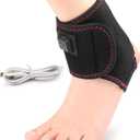 Electric USB Heated Ankle Wrap Heating Pad Heated Ankle Warm Therapies Ankle Brace with Three Grade Heat Setting