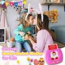 HOMESTEC Toddlers Bilingual Spanish & English Talking Flash Cards with 288 Sight Words, Speech Therapy Toys for 1 2 3 4 5 6 Years Old Boys and Girls, Learning Educational Kids Gifts (Pink)