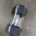 CAP Barbell Coated Hex Dumbbell Weight - Single | 40 lbs, Chrome Handle