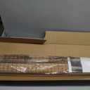 UNISHADES Cordless Bamboo Roman Shades for Windows, Blinds Size (30.5" W 48" H) Colour (Highfield Teak)