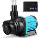 2640GPH 75W Aquarium 24V DC Water Pump with Controller, 18FT Lift Submersible and Inline Return Pump for Fish Tank, Aquariums, Fountains, Sump, Hydroponic, Pond, Freshwater and Marine Water Use