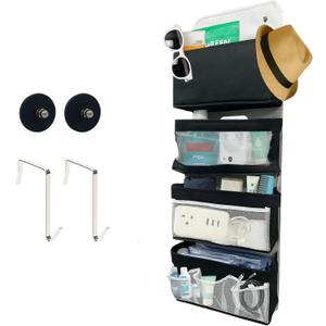 Magnetic Cruise Organizer, 4-Layer Over The Door Organizer for Cruise Ships, Magnetic & Hanging Cruise Organizer, Cruise Essentials 2026  35" x 11.8"
