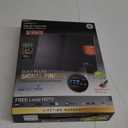 GE Amplified HD TV Antenna, LED Signal Strength Meter, Long Range, Supports 4K 1080P UHF VHF HDTV Channels, Amplifier Signal Booster, 10ft Coax Cable and AC Adapter, Indoor, 40529