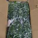 Faux Greenery Stems Plastic Artificial Boxwood, 20 Bundles Faux Boxwood Shrubs Outdoor Artificial Greenery UV Resistant for Farmhouse Office Garden Wedding Window Patio Porch Home Decor