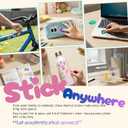 2 x Valentines Day Cards for Kids School, 48 Kids Valentine Cards with 200 PCS Stickers, Fun Valentines Classroom Exchange for School, Valentines Party Favors (Blue)