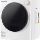 Elevon 800W Portable Clothes Dryer, 2.6 cu.ft Electric Drying Machine for Laundry with Stainless Steel Tub for Apartment, Rvs, Compact Dryer for Small Space, White