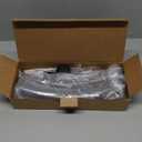 ledmo Mounting Arm for LED Barn Light Adjustable Angle Sturdy Black Aluminum Extension Mounting Pole for Dusk to Dawm Outdoor Security Area Light Yard Lighting