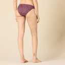 Amazon Essentials Women's Side Tab Bikini Swimsuit Bottom (Large, Brick Red Leopard)