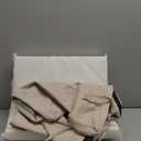 SAMTY 20 x 18 Inch Outdoor Chair Cushions for Patio Furniture, UV Resistant Non Slip Waterproof Replacement Patio Seat Cushion with Ties Set of 2, Beige