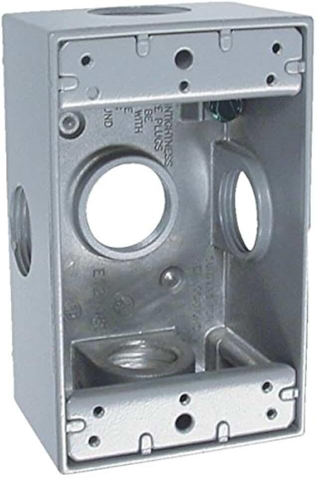 Bell Outdoor 5332-0 Gray Single Gang Weatherproof Box
