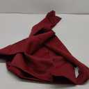 RYB HOME Blackout Curtains for Half Window Kitchen, Thermal Insulated Curtain Panels for Bedroom/Living Room, 42 x 36 inches Each Panel, Burgundy Red, 2 Panels