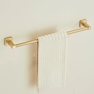 Wall Mounted Towel Rack for Bathroom, 18 Inch Brushed Light Gold Towel Bar with Stainless Rack and Hand Towel Holder, Bathroom Towel Racks and Shower Towel Rack (Gold, 20 Inch)
