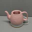 Toptier Electric Ceramic Tea Kettle, Boil Water Quickly and Easily, Detachable Swivel Base & Boil Dry Protection, Carefree Auto Shut Off, 1 L (1 LITER, Light Pink)