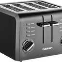 Cuisinart Toaster, 1.5" Wide Slots, 7 Setting Dial, 4-Slice Capacity