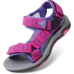 DREAM PAIRS Boys Girls Sandals Kids Adventurous Light-Weight Adjustable Straps Summer Water Shoes (Toddler/Little Kid/Big Kid) US 4