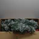 Garvee 3FT Christmas Tree, Pre-Lit Artificial Christmas Trees with Lights, Small Xmas Trees with Sleigh Base & 78 Warm White Lights, Christmas Decoration for Home, Office,1 PCS (Red)